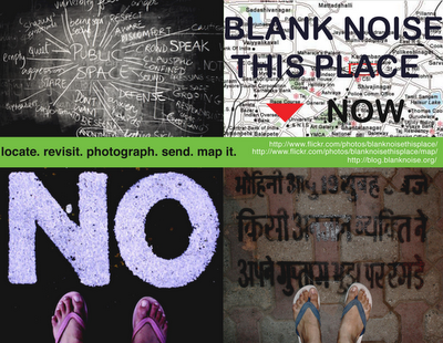 A picture from one of the many programmes for empowerment of women by blank noise project